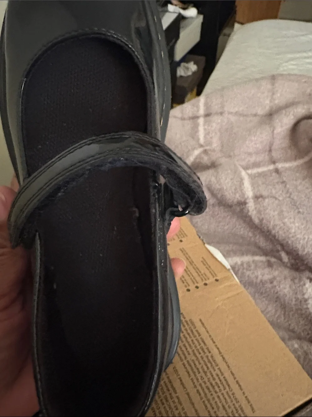 Dr. Martens Girls' Black Patent Mary Jane Shoes